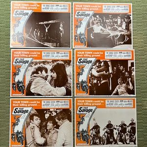 SIX VINTAGE  "SAVAGE 7" MOVIE POSTERS FROM 1968